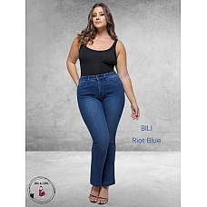 FOX FACTOR Jeans Bili  Bootcut Riot Blue 